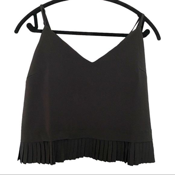 NWT FRENCH CONNECTION pleated cami camisole Size L - Picture 1 of 5